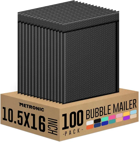 Vista 22 de Metronic Sobres de burbujas de 6 x 10 pulgadas, paquete de 100 sobres Azul