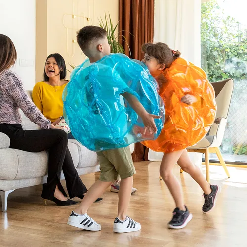 Vista 7 de Pelota Burbuja Hinchable Gigante Parachoques Bumpoy InnovaGoods 2