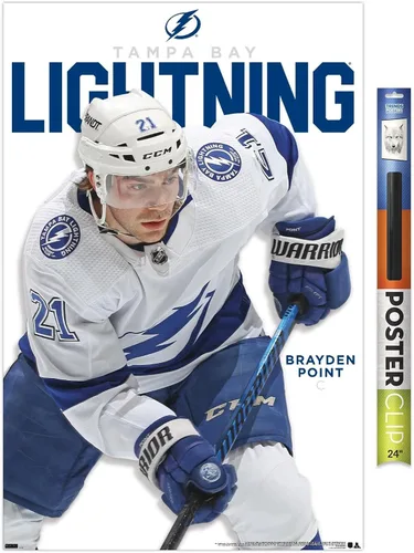 Vista 8 de Trends International NHL Tampa Bay Lightning - Póster de pared de la serie 23 de Brayden Point Versión enmarcada en blanco