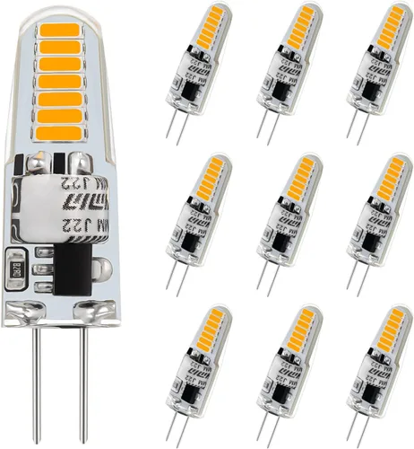 Vista 9 de I-SHUNFA Bombilla LED G4 CA 120V Blanco Frío Paquete de 10