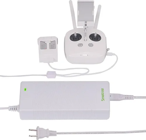 Vista 2 de Smatree Cargador de batería rápido de 120 W compatible con DJI Phantom 4 batería/control remoto