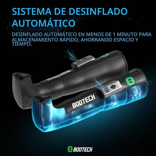 Vista 3 de Botas de recuperación de compresión de piernas para circulación, sistema de terapia de compresión de aire inalámbrico, masaje recargable con 5