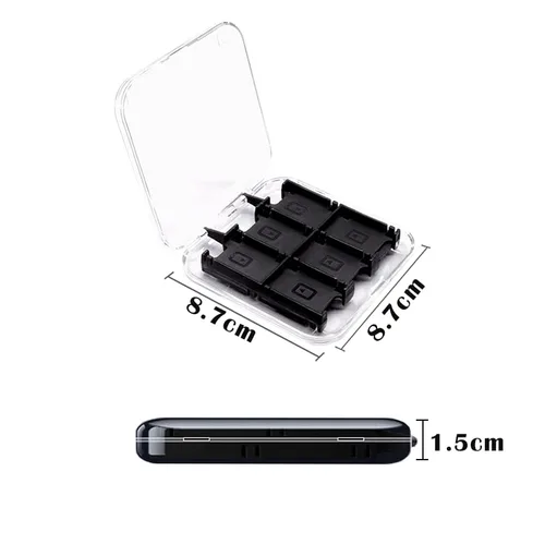 Vista 6 de UDEE Game Storage Case for 12 Nintendo Switch Games, Game Cards or TF Card,Switch Accessories,Portable Switch Game Memory Card Storage