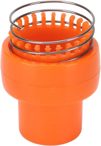 Vista 7 de Herramienta de tejer con ganchillo, tejido de ganchillo, tejer de alambre naranja, tejer, tejer, ganchillo, alambre de ganchillo, con aguja