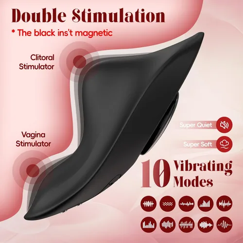 Vista 4 de Vibrador con control remoto para parejas, juguetes sexuales para parejas, vibrador portátil para celular con control remoto, bragas vibratorias