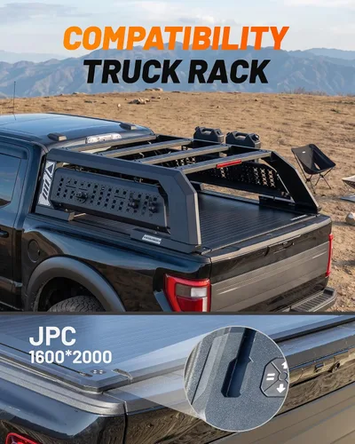 Vista 9 de WOLFBOX Cubierta tonneau retráctil eléctrica para Toyota Tundra 2007-2021