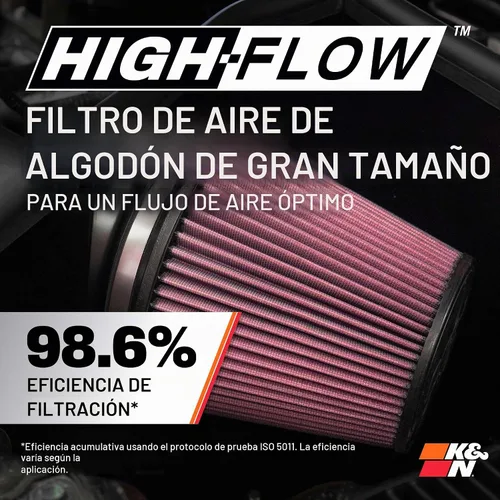 Vista 4 de K&N 77-1572KS Kit de admisión de rendimiento