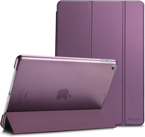 Vista 21 de ProCase Funda para iPad de 9ª/8ª/7ª generación de 10.2 pulgadas (versión 2021/2020/2019), funda 10.2 iPad de 9ª/8ª/7ª generación, funda inteligente
