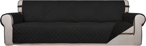 Vista 102 de PureFit - Funda de sofá acolchada reversible, protector de muebles impermeable, funda de sofá lavable con espuma antideslizante y correas elásticas
