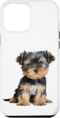 Vista 26 de Yorkie Puppy Portrait Cute Yorkshire Terrier Dog Lover - Carcasa para iPhone 17