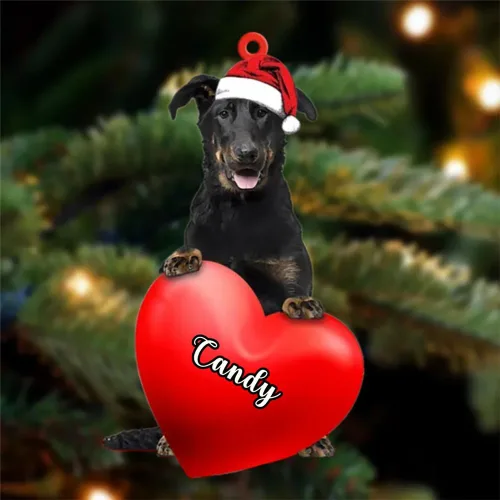 Vista 54 de Adornos de Navidad personalizados para perros, nombre personalizado, adorno de Malamute de Alaska, adornos acrílicos, regalos de Navidad, amantes