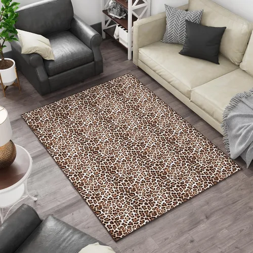 Vista 12 de Ottomanson Leopard Kitchen Rugs - Washable Runner Rug, Non Slip Entryway Rug, Durable Kitchen Mats for Floor - Stylish and Functional Home Decor