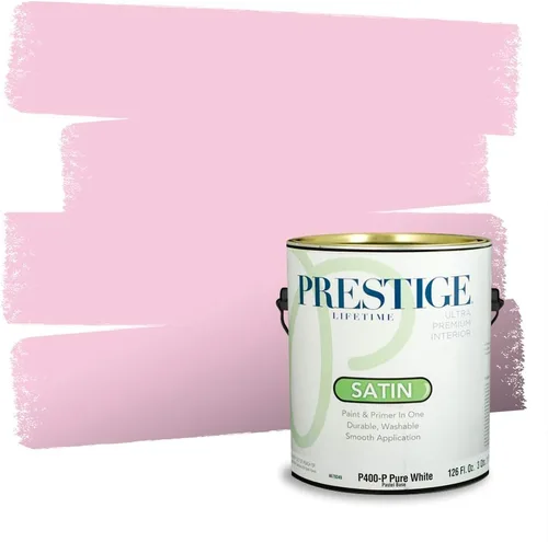 Vista 65 de Prestige Paints Pintura exterior e imprimación en uno, 1 galón, plano, coincidencia comparable de Valspar* Amber Rose*