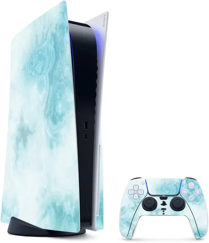 Vista 57 de MightySkins - Skin para juegos para PS5 / Playstation 5 Bundle – Mármol ámbar Envoltura protectora de vid Fácil de aplicar y cambiar