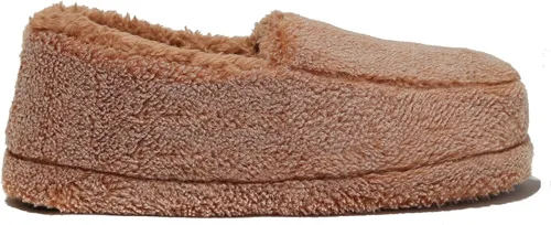 Vista 4 de NewDenBer Pantuflas acogedoras de espuma viscoelástica para hombre, suaves y mullidas, con forro polar, para interiores