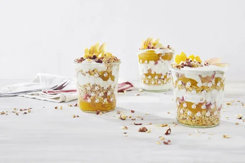 Vista 5 de Familia Cereal suizo Muesli, receta original con frutas y nueces, disfruta de avena caliente, fría o durante la noche, 29 onzas (paquete de 1)