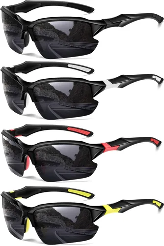 Vista 10 de Sports Polarized Sunglasses for Men Cycling Running Fishing UV Protection Sun Glasses Lightweight Half Frame Goggles
