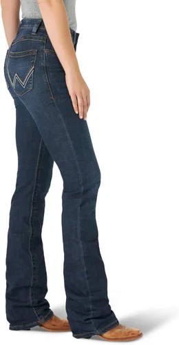 Vista 2 de Wrangler - Jeans Premium Patch Mae para mujer, ajuste por encima de la cadera