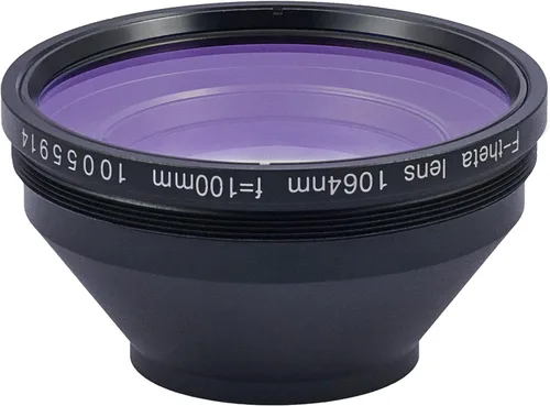 Vista 6 de OMTech Lente F Theta para grabador láser de fibra, lente de escaneo Sino Galvo de 2.756 in para máquina de marcado láser de fibra de 1064 nm