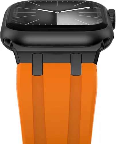 Vista 26 de NewWays AP - Correa de lujo para Apple Watch Ultra de 1.929 in 1.811 in 1.772 in 1.732 in 1.654 in 1.614 in 1.575 in 1.496 in para hombres