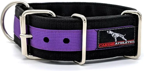Vista 3 de Canine Athletes 2" Pro-HD - Collar para perro de trabajo resistente de 5 capas, extra fuerte, duradero (negro/verde oliva, XXL)