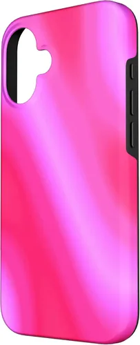 Vista 2 de Funda para iPhone 16 Pink WAVES