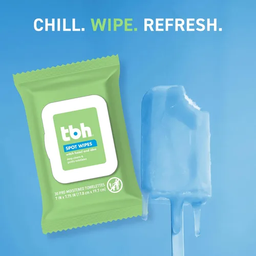 Vista 4 de TBH Toallitas limpiadoras faciales para niños, cuidado diario suave de la piel para preadolescentes y adolescentes con piel grasa, seca y sensible