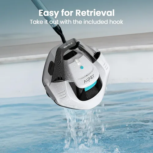 Vista 6 de AIPER Seagull SE 2025 Cordless Robotic Pool Vacuum with 1200GPH Strong Suction, Lasts 90 Mins Runtime, LED Indicator,Pool Vacuum for Above-Ground