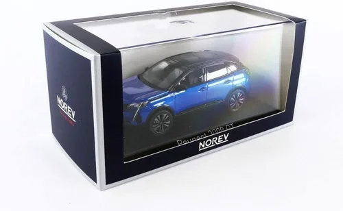 Vista 4 de Norev NV473919 1:43 Peugeot 3008 GT Black Pack 2021 - Modelo coleccionable azul Vertigo, Multi