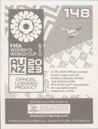 Vista 2 de 2023 Panini FIFA Women's World Cup Stickers #148 Irene Guerrero Spain Mini Sticker Soccer Futbol Trading Card