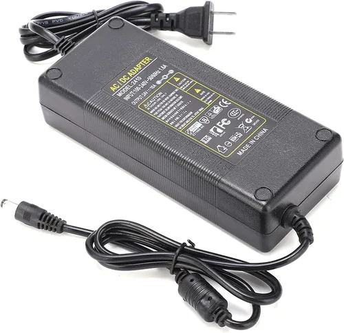 Vista 2 de Adaptador de corriente DC 24V 10A Enchufe de EE. UU. Convertidor de transformador de 100-240V para placa amplificador