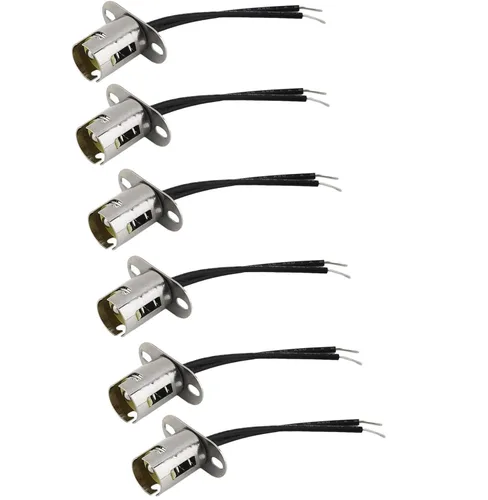 Vista 5 de 2 unidades BAY15D 1157 Sujetador del enchufe de bombilla LED con conector de cable para coche, camioneta
