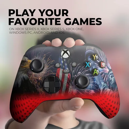 Vista 4 de DreamController Original Xbox Wireless Controller Special Edition Customized Compatible with Xbox One SX, Xbox Series XS & Windows 10 Made with