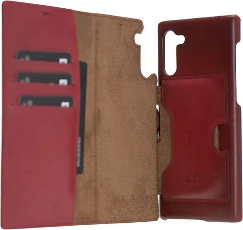 Vista 141 de Venito Florence - Funda de piel compatible con Samsung Galaxy S9, extra segura con bloqueo RFID, cartera desmontable para teléfono (gris decolorado)
