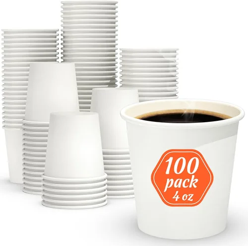 Vista 11 de Dealusy 200 tazas de café desechables de 3 onzas, tazas de enjuague bucal para baño, sin fugas, aptas para alimentos, mini taza de papel pequeña