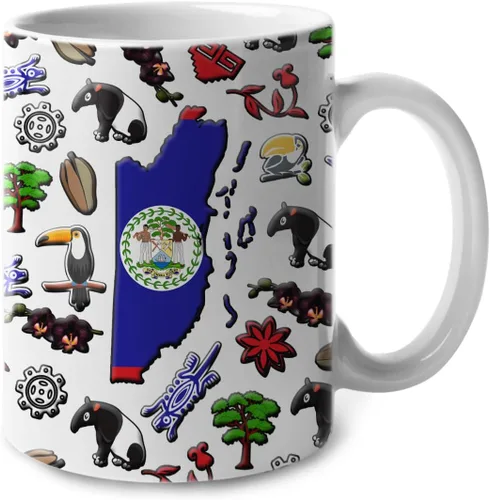 Vista 42 de Lotacy Taza de café con símbolos de Cuba con bandera de mapa, taza de cerámica de bandera cubana de 11 onzas, recuerdo de Cuba y regalos, idea