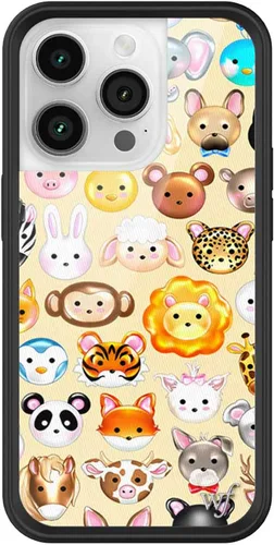 Vista 37 de Wildflower Carcasas – Compatible con iPhone 14 Pro Protector negro parachoques, certificado de prueba de caída de 6.5 pies, propiedad de mujeres