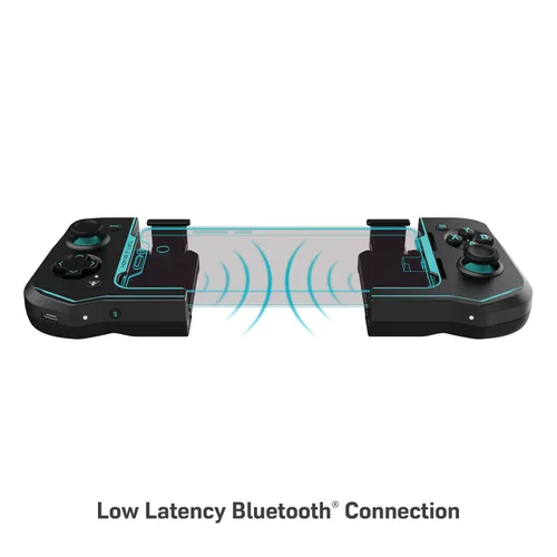 Vista 5 de Turtle Beach Atom Mobile Game Controller with Bluetooth for Cloud Gaming on Android Mobile Devices with Compact Shape, Console Style Controls & Low