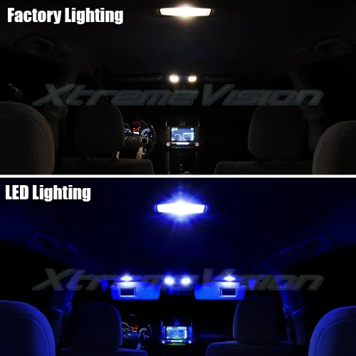 Vista 3 de XtremeVision LED interior para Chevy Spark 2015+ (4 piezas) kit de LED interior azul + herramienta de instalación