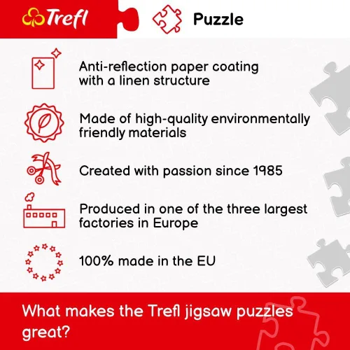 Vista 6 de Trefl Lake Como, Italia - Rompecabezas de 500 piezas con impresión roja de 19 x 13 pulgadas, rompecabezas de bricolaje, diversión creativa