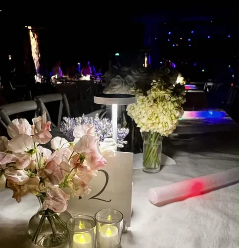 Vista 5 de Paquete de 2 Lámparas de Mesa Recargables Inalámbricas, 3 Temperaturas de Color y Regulable, IP54 Impermeable Operada por Batería, Luz LED Portátil