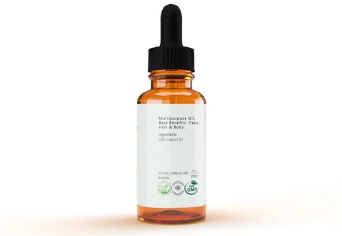 Vista 2 de Aceite de vitamina E para cara, cabello y cuerpo 100% natural de uso múltiple 2 onzas líquidas