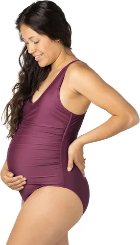 Vista 4 de Kindred Bravely Traje de baño de maternidad de una pieza Gathered Trajes de baño de maternidad para mujer