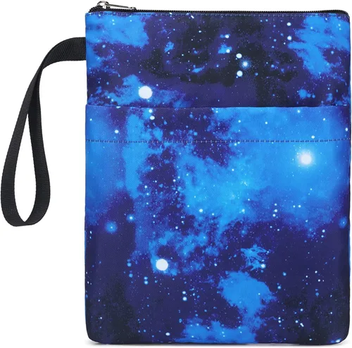 Vista 16 de DSIUE Funda para Libros Cubiertas de Libros Protector de Libros con Cremallera Tela Lavable para Adolescentes Adultos Amantes de los Libros Maestros