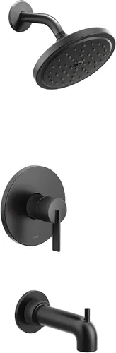 Vista 10 de Moen UT2263EPBG CIA Collection M-CORE 2-Series Eco Performance - Kit de molduras para bañera y ducha con 1 mango, requiere válvula, oro cepillado