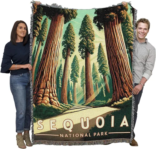 Vista 31 de Pure Country Weavers Manta del Parque Nacional Acadia, manta de tapiz de algodón para regalo, fabricada en los Estados Unidos, 72 x 54 pulgadas