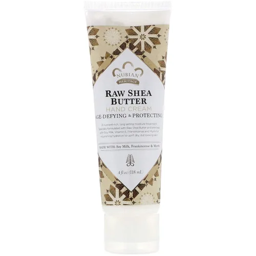 Vista 5 de Nubian Heritage Crema de Manos, Manteca de Karité Cruda, 4 fl oz (4.0 fl oz)