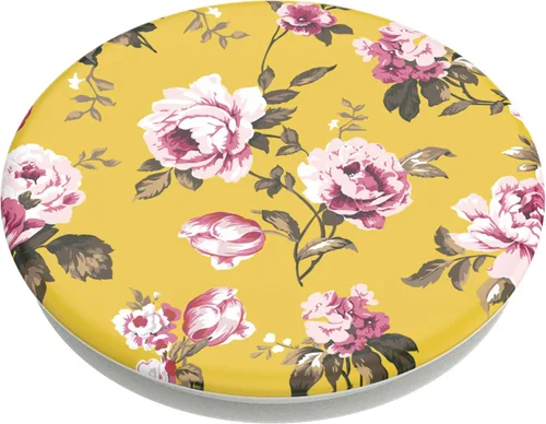 Vista 3 de PopSockets: PopGrip con tapa intercambiable para teléfonos y tabletas - English Rose