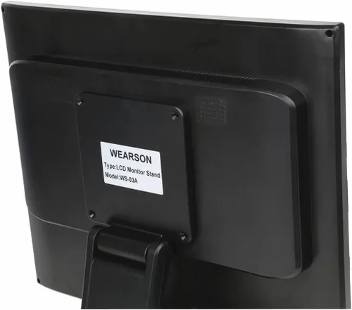 Vista 7 de WEARSON WS-03A Soporte Ajustable para TV LCD Plegable, Soporte de Escritorio de Metal para Monitor con Agujero VESA 75x75mm y 100x100mm