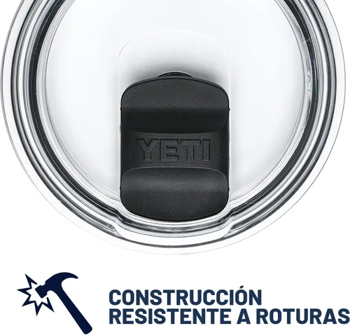 Vista 6 de YETI Rambler - Taza apilable de 10 onzas, aislada al vacío, acero inoxidable con tapa MagSlider, acero inoxidable